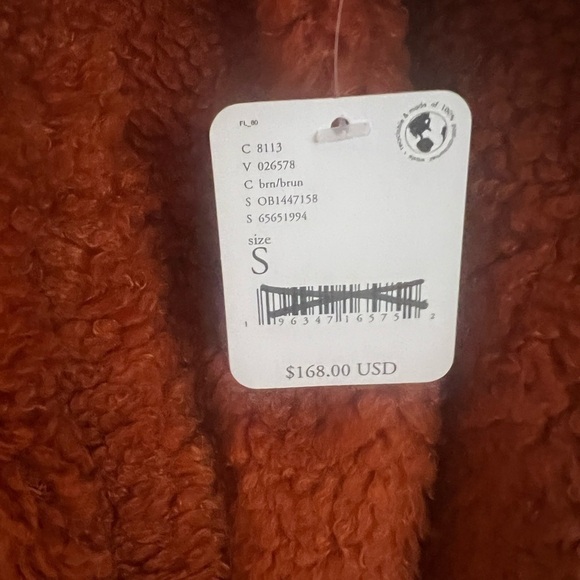 Free People This And That Cardi Jacket Sherpa NEW JB - Picture 6 of 8